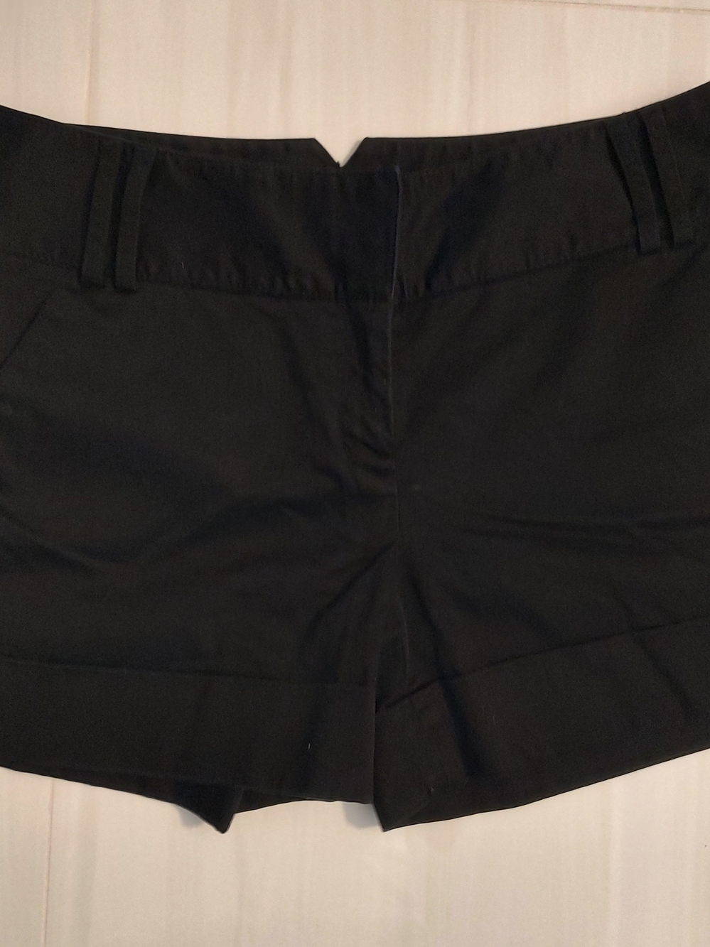 Express Black Tailored Cuffed Shorts - Picture 2 of 3